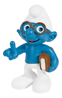 Фигурка Смурфики Благоразумник с книгой Schleich The Smurfs 20734