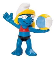 Фигурка Смурфики Пляжная волейболистка Schleich The Smurfs 20738