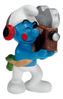 Фигурка Смурфики Гномик-оператор Schleich The Smurfs 20714