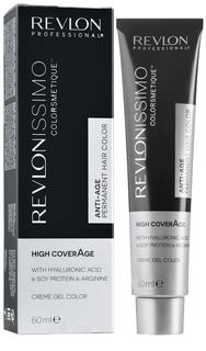 Краска для волос Revlonissimo Colorsmetique High Coverage 6 Темный русый, 60 мл