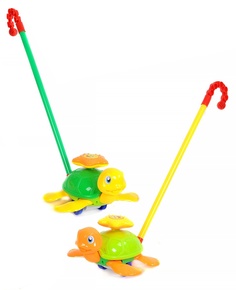 Каталка-игрушка детская ZHORYA Черепашка, шевелит лапками, звук, 18*20*13 см