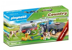 Конструктор Playmobil Ферма: Трактор с цистерной, арт.70367, 46 дет.