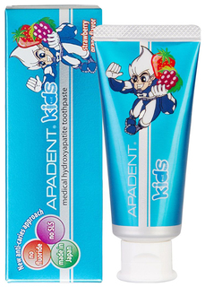 Зубная паста APADENT Kids со вкусом клубники и винограда 60 мл