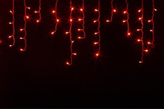 Бахрома световая Царь Елка 120-icicle-RED 3х0,4 м красный