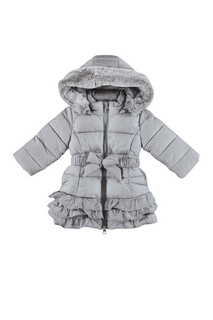 Куртка для девочки iDO, цв.серый, р-р 110