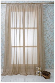 Тюль Daily by T 50.19.74.0483 коричневый 270х300