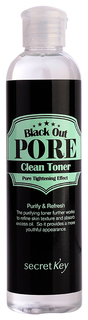 Тонер для лица Secret Key Black Out Pore Clean Toner 250 мл