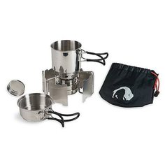 Набор туристической посуды с горелкой Tatonka Alcohol Burner Set 4133-000