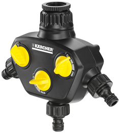 Разветвитель для полива на 3 канала Karcher 2.645-200.0 1/2"-3/4"