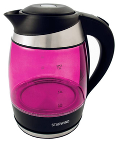 Чайник электрический StarWind SKG2214 Black/Pink