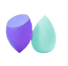Набор спонжей для макияжа Beautypedia 2шт бирюзовый/фиолетовый