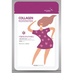 Маска тканевая Young Mediface с Коллагеном 10 шт