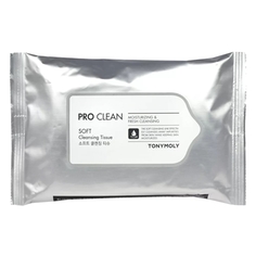 TONY MOLY Pro Clean Soft Cleansing Tissue Салфетки для снятия макияжа