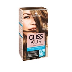 Стойкая краска для волос Gliss Kur Уход & Увлажнение, 8-1 142,5 мл