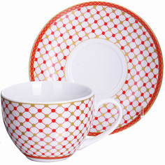 Чайная пара LORAINE квадрат 28633