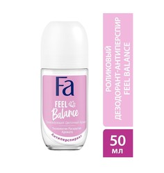 Шариковый дезодорант Fa Feel Balance, тонизирующий цветочный аромат 50 мл