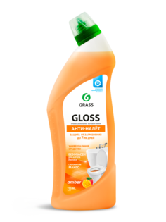 Чистящий гель для ванны и туалета Grass Gloss amber (флакон 750 мл)