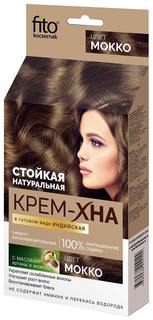 Краска для волос Фитокосметик Крем-Хна Индийская в готовом виде Мокко Fitoкосметик