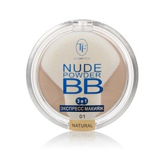 Пудра компактная TRIUMPH Green Tea Repairing Powder Cake, тон 05 Естественный беж, SPF15 TF