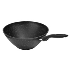 Сковорода ВОК (WOK) ВЕЛИКИЕ РЕКИ Жар-28КВ, 28см, черный