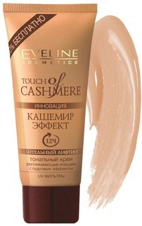 Тональный крем Eveline "Touch of Cashmere Effecte" натуральный 40 мл