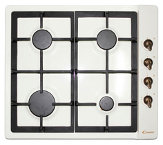 Встраиваемая варочная панель газовая Candy CLGC 64SGBA White