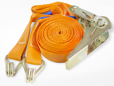 Крепежный комплект из ремней с храповым механизмом и крюками Atlant 8970, 240404