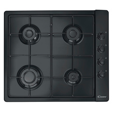 Встраиваемая варочная панель газовая Candy CLG 64PN Black