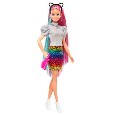 Barbie Кукла с разноцветными волосами GRN81