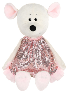 Мягкая игрушка "Мышка Мила в розовом платье", 28 см Maxitoys