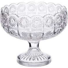 Конфетница Lefard, Muza Crystal, 23x23x19,5 см, на ножке