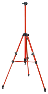 Мольберт телескопический в форме треноги, металлический, цвет: красный Белоснежка