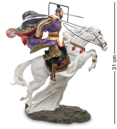 Статуэтка "Китайский воин на коне" Veronese