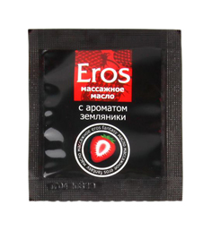 Пробник массажного масла Биоритм Eros fantasy с ароматом земляники 4 г