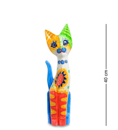 Статуэтка "Кошка" 40 см (албезия, о.Бали) Decor and Gift