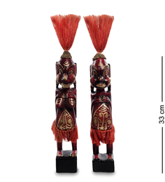 Статуэтка "Асмат" набор из двух, 33 см Decor and Gift