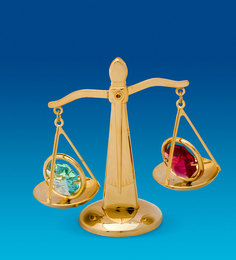 Фигурка "Весы" с цв.кр. (Юнион) Crystal Temptations