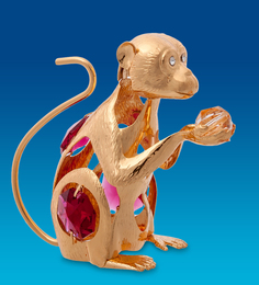 Фигурка "Обезьяна" с цв. кр. (Юнион) Crystal Temptations