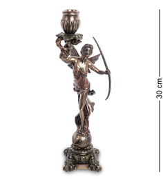 Статуэтка-подсвечник "Диана - богиня охоты, женственности и плодородия" Veronese WS-979