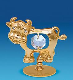 Фигурка на подставке crystal temptations, Бык, Юнион, 5,5 см