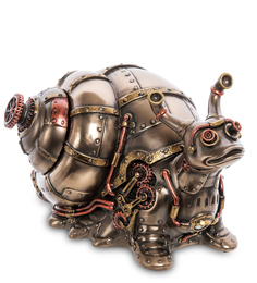 Статуэтка-шкатулка в стиле Стимпанк "Улитка" Veronese