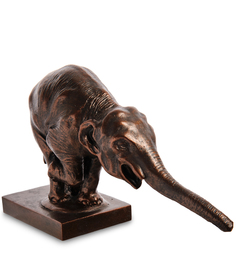 Статуэтка "Слон" (Begging Asian elephant. Parastone) Museum Parastone