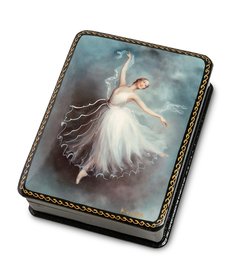 Шкатулка в технике декупаж "Балет" (10х8х3,5) Art East