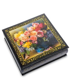 Шкатулка в технике декупаж (16х16х5) Art East