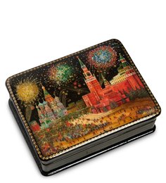 Шкатулка в технике декупаж "Москва" (10х8х3,5) Art East