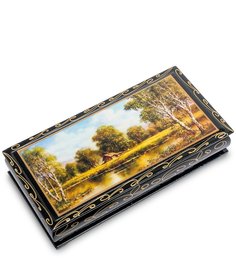 Шкатулка-купюрница в технике декупаж (8х17х4) Art East