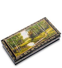Шкатулка-купюрница в технике декупаж (8х17х4) Art East