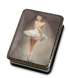 Шкатулка в технике декупаж "Балет" (10х8х3,5) Art East