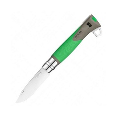 Нож Opinel №12 Explore, нержавеющая сталь, зеленый