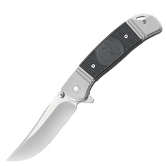 CRKT_R2301 Hollow-Point +P - нож складной, рук-ть сталь/нейлон, клинок 8Cr13MoV